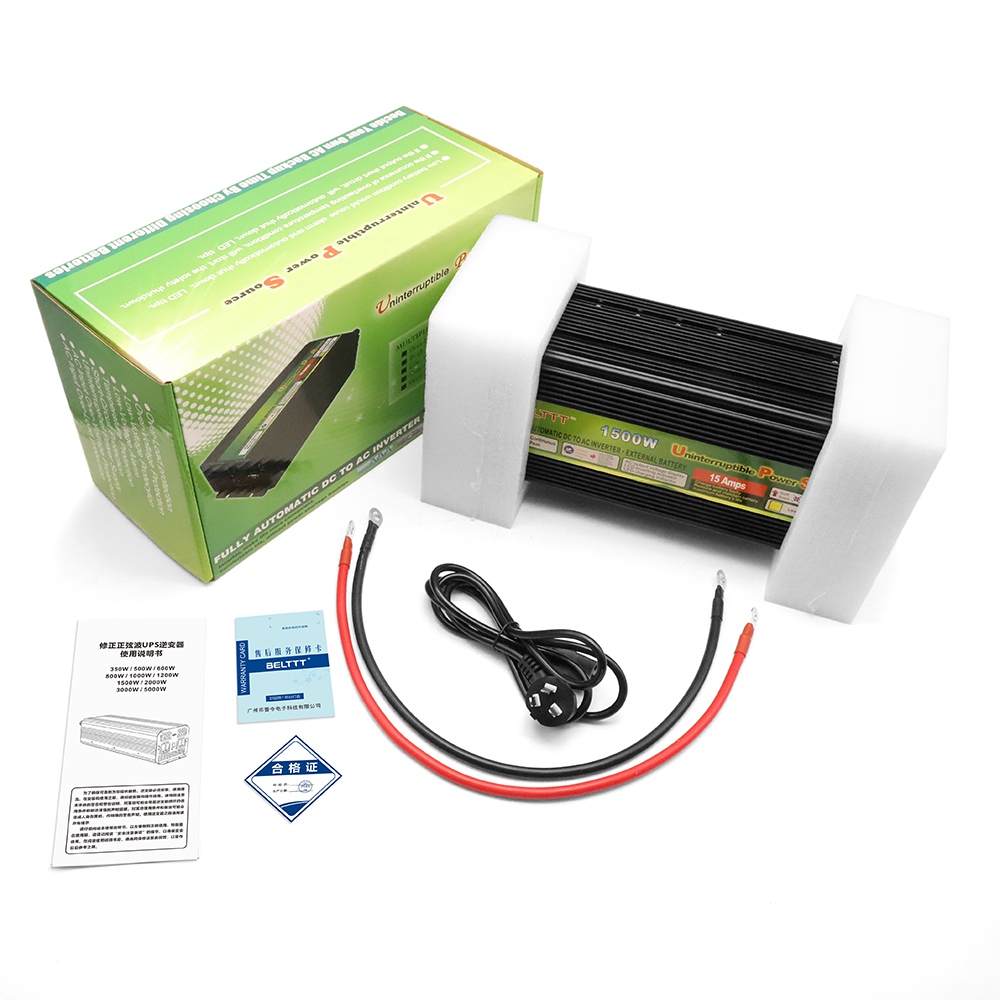 BELTTT 1500W UPS Inversor modificado de la onda sinusoidal