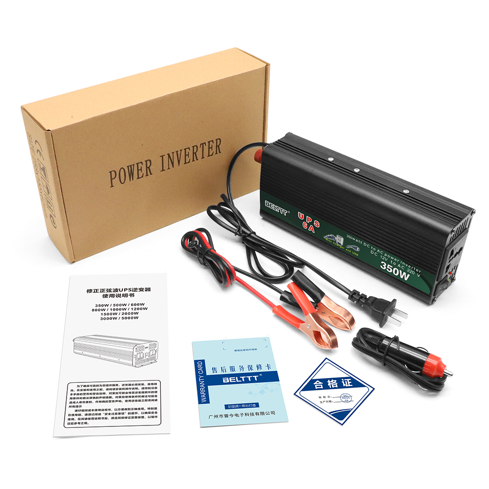 BELTTT 350W UPS Inversor modificado de la onda sinusoidal