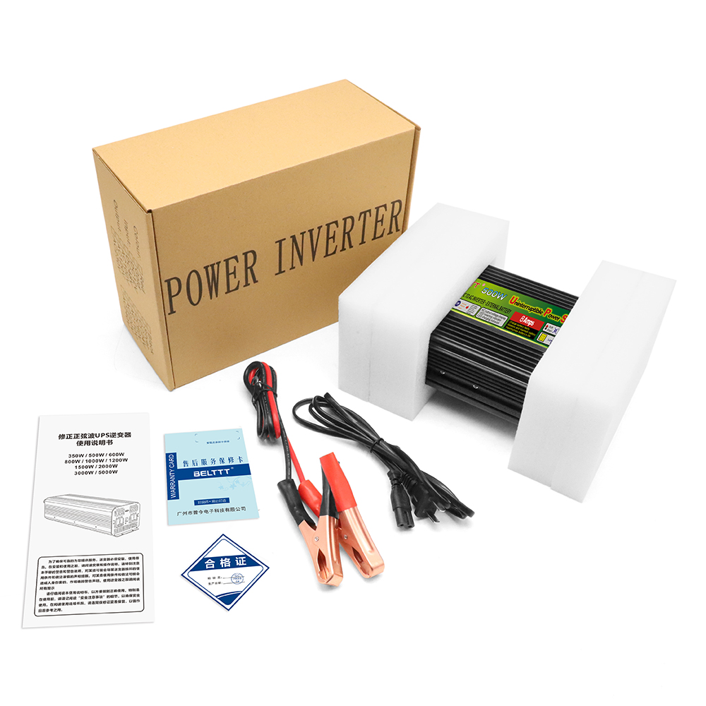 BELTTT 500W UPS Inversor modificado de la onda sinusoidal